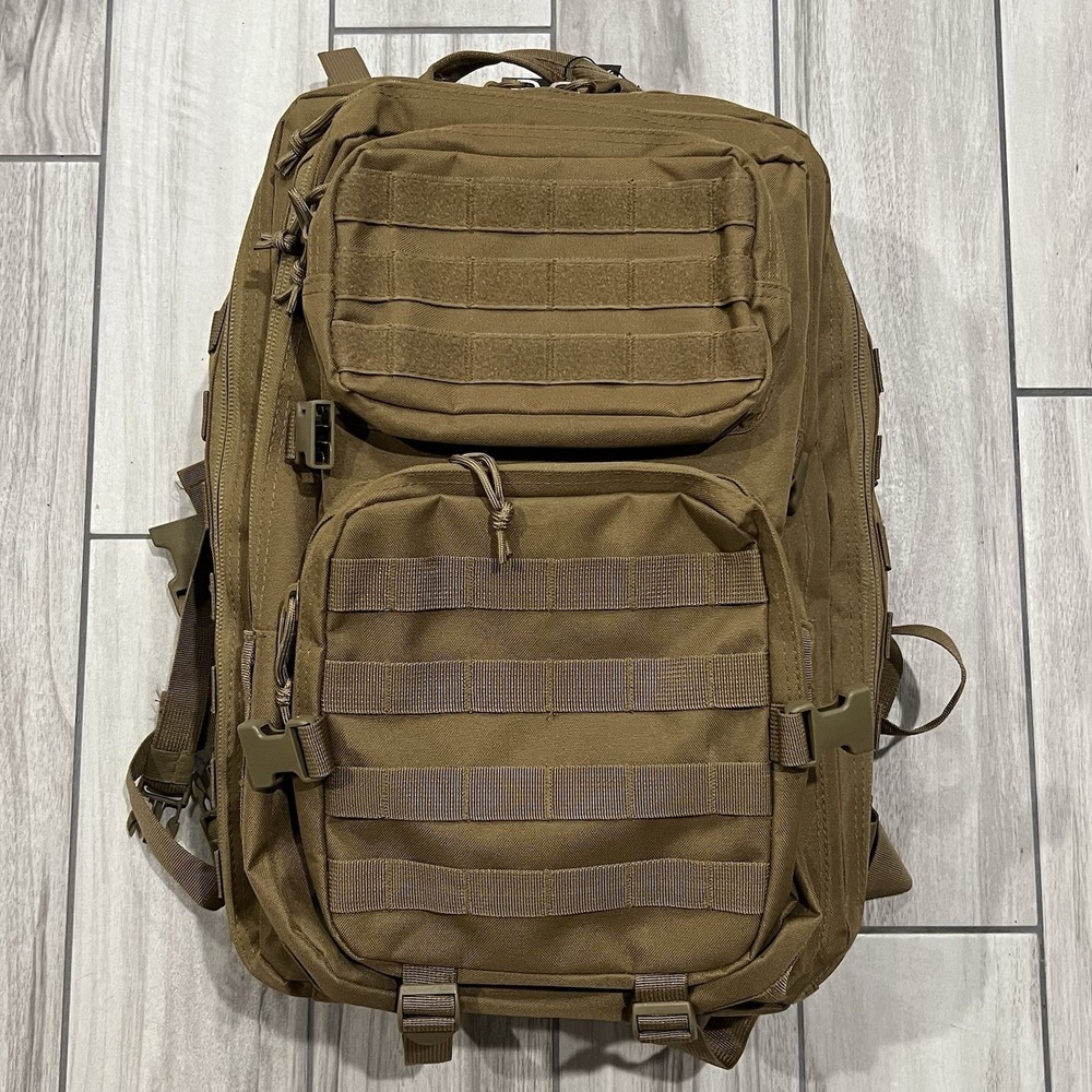NEW TAGS REEBOW GEAR Tactical Backpack for Men Military Tactical Army Tan Khaki